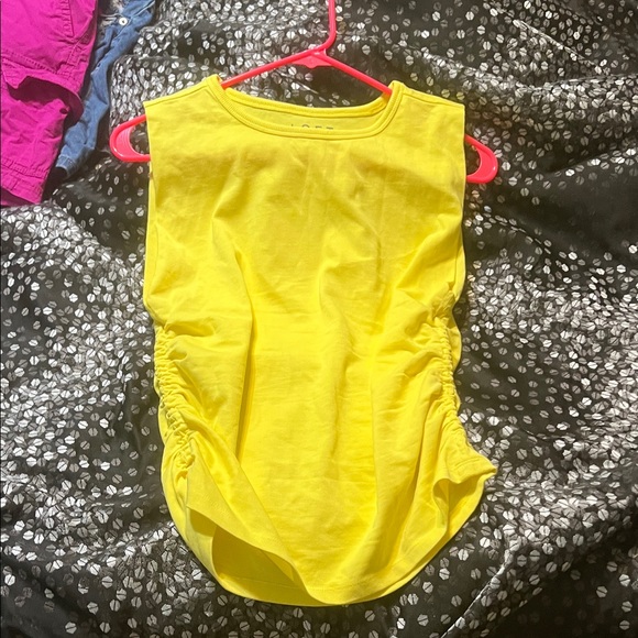 LOFT Bright Yellow sleeveless Tee - Picture 1 of 4